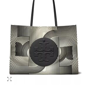TORY BURCH NWT ELLA PRINTED TOTE 🆕 🖤